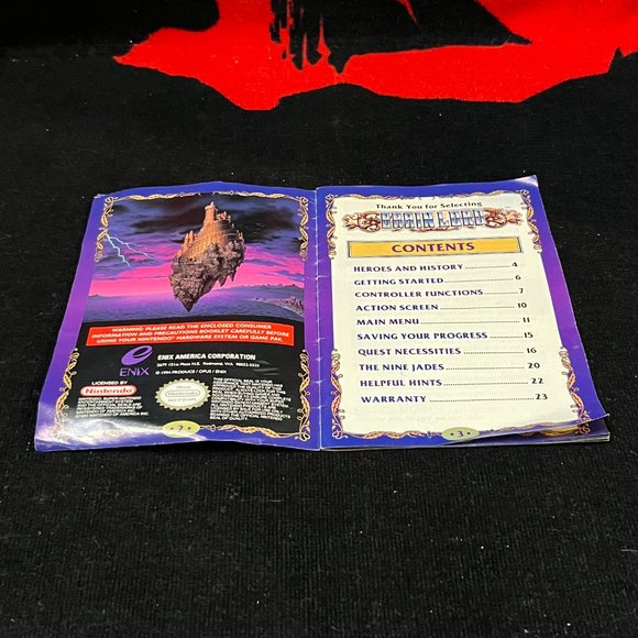 Brain Lord SNES. Manual Only! - Picture 5 of 9